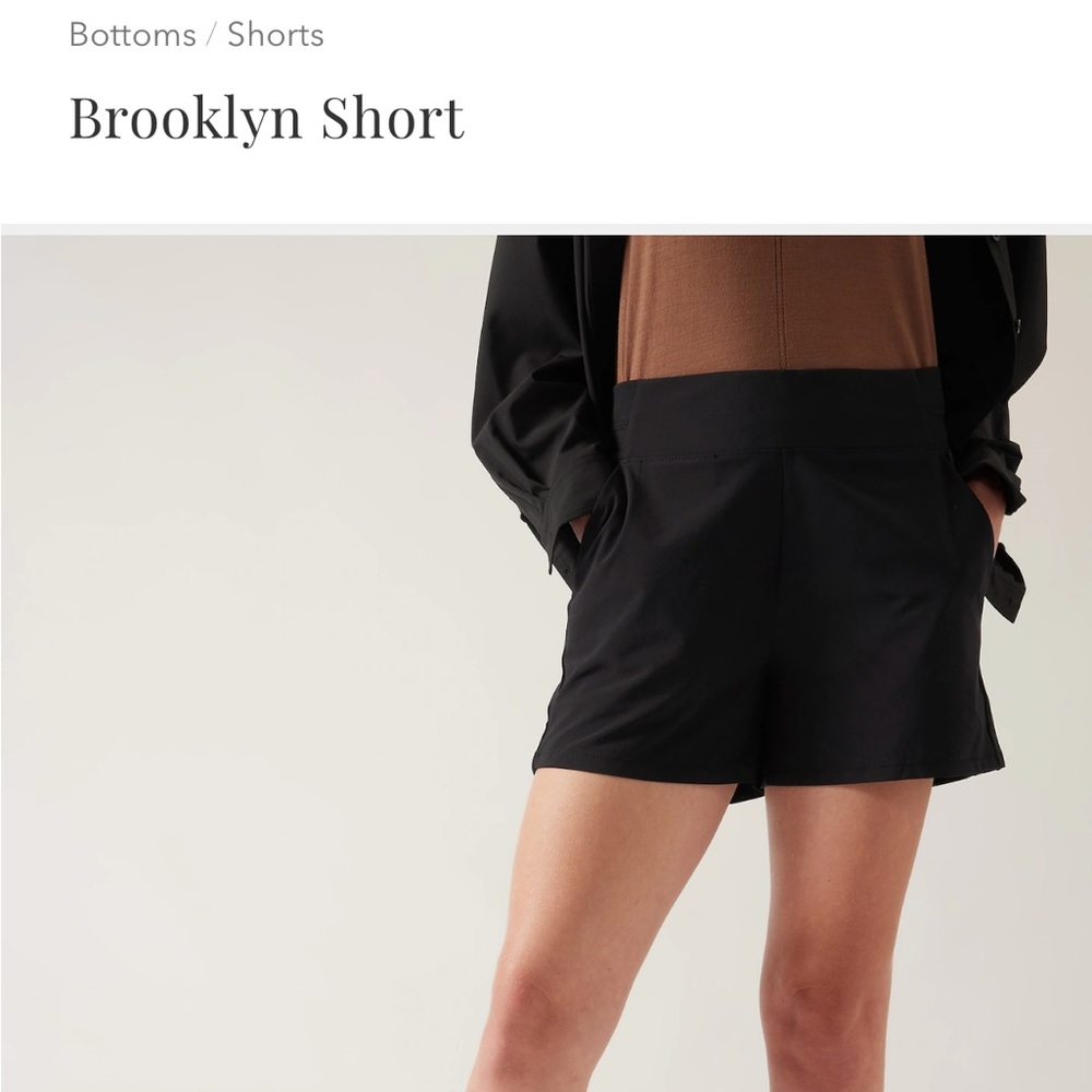 Athleta brooklyn shorts black